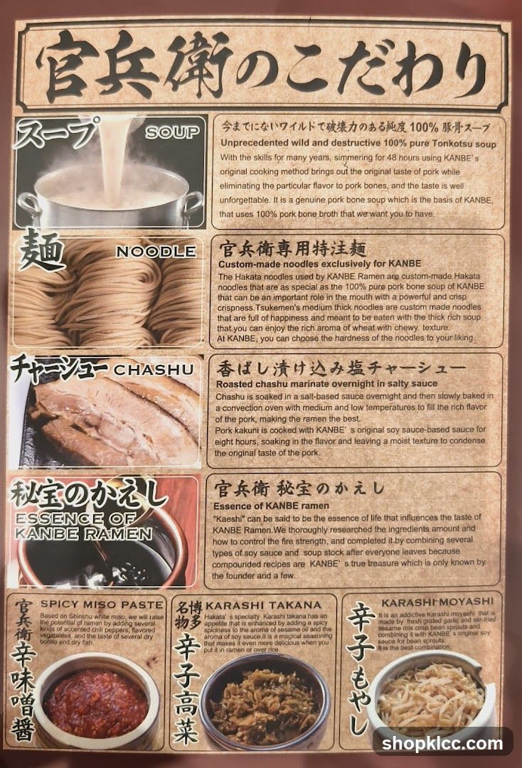 KANBE Ramen - Our Philosophy
