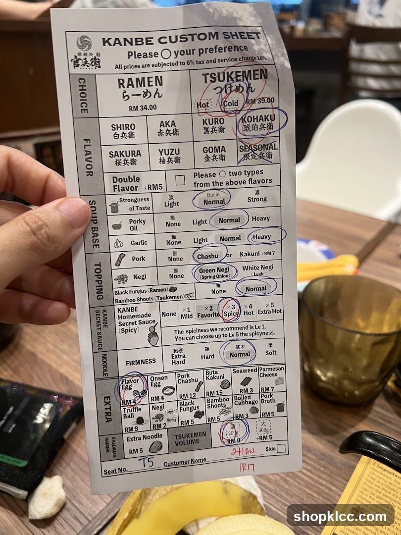 KANBE CUSTOM SHEET