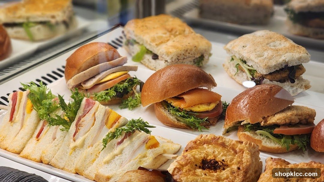Assortment of Sandwiches and Pastries