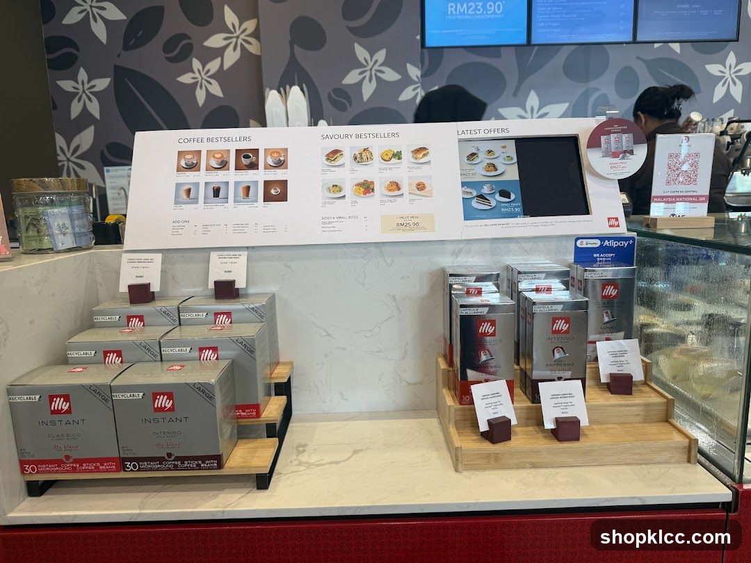 Coffee and Food Display