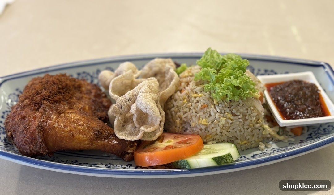 Fried Chicken with Fried Rice