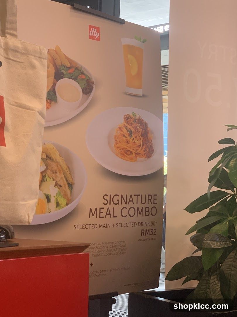 Signature Meal Combo Advertisement