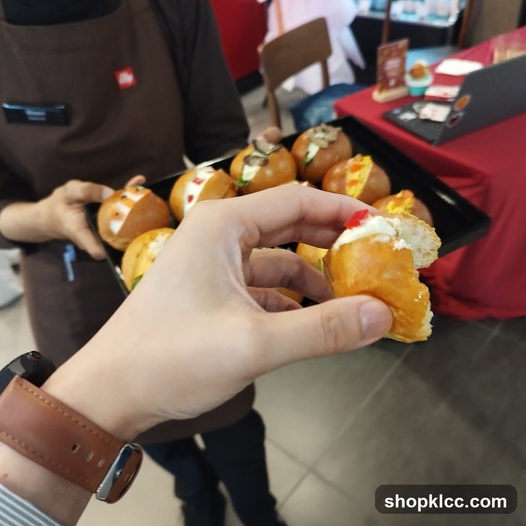 Tray of pastries