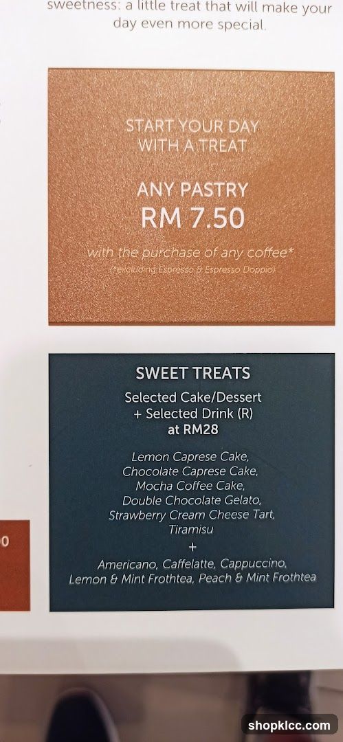 Menu Promotions