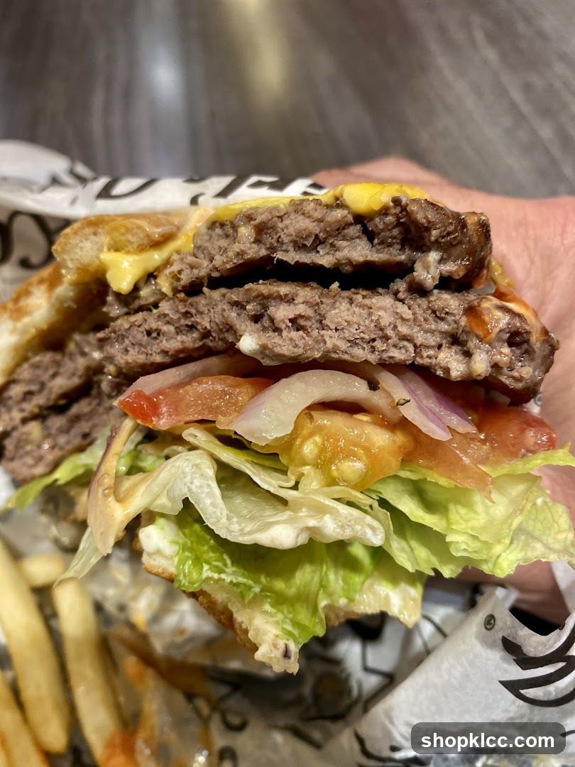 Double Cheeseburger with Fries
