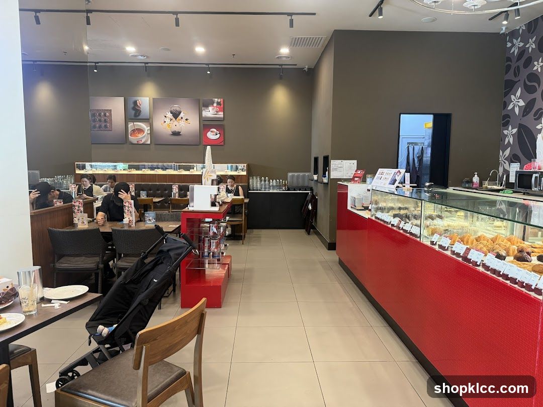 Cafe Interior with Pastries