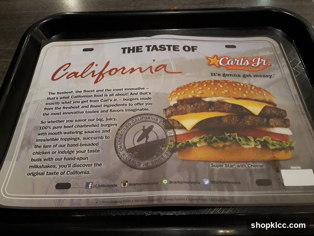Carl's Jr. California Burger Advertisement