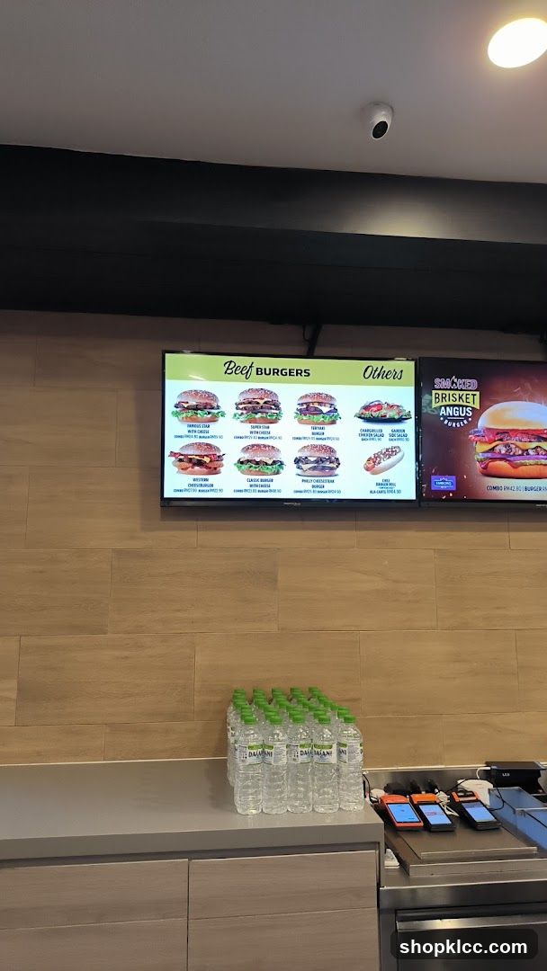 Burgers Menu