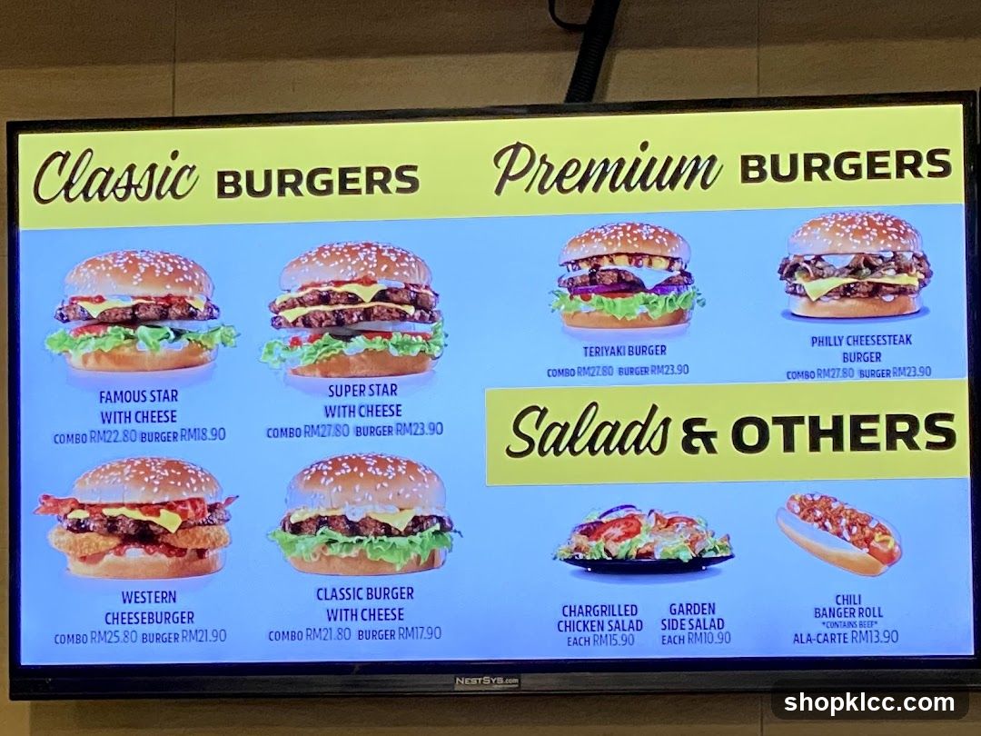 Burger Menu