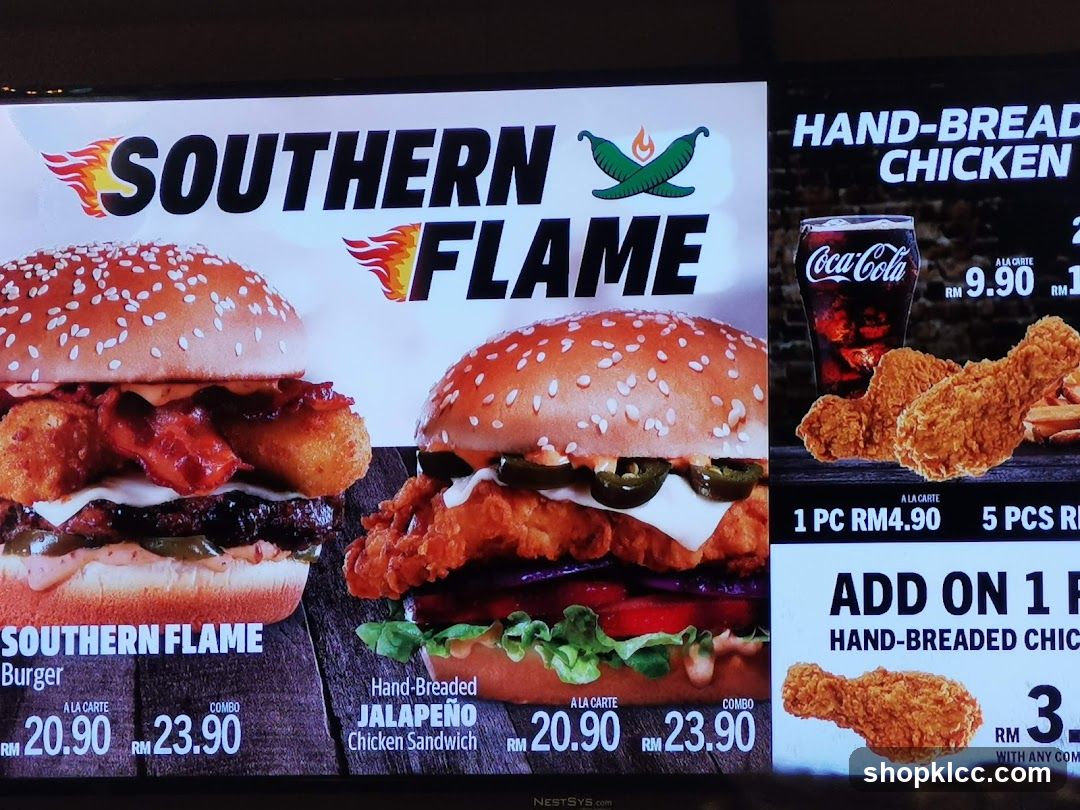 Southern Flame Menu