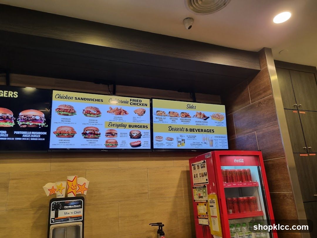 Restaurant Menu Display