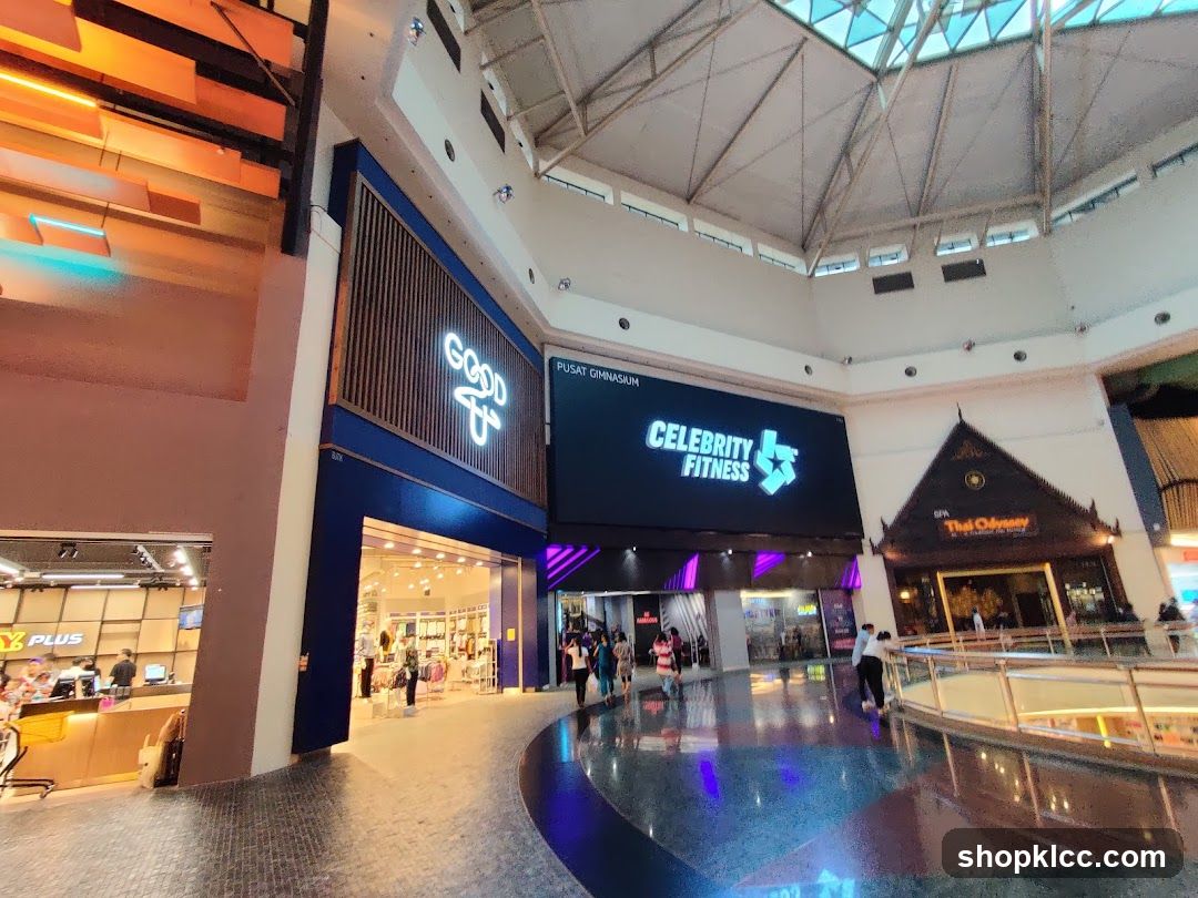 Mall Interior with Storefronts