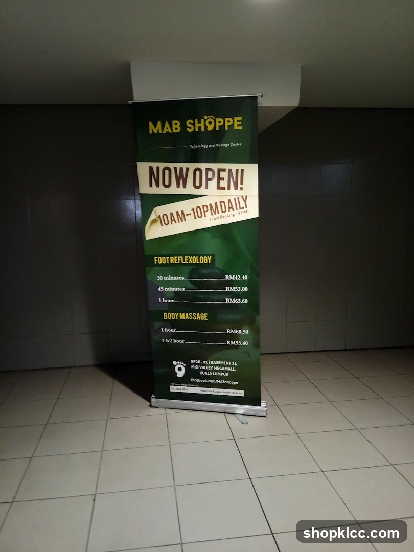 MAB SHOPPE Reflexology and Massage Centre