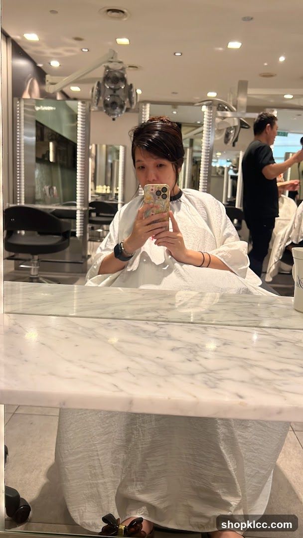 Woman in Hair Salon
