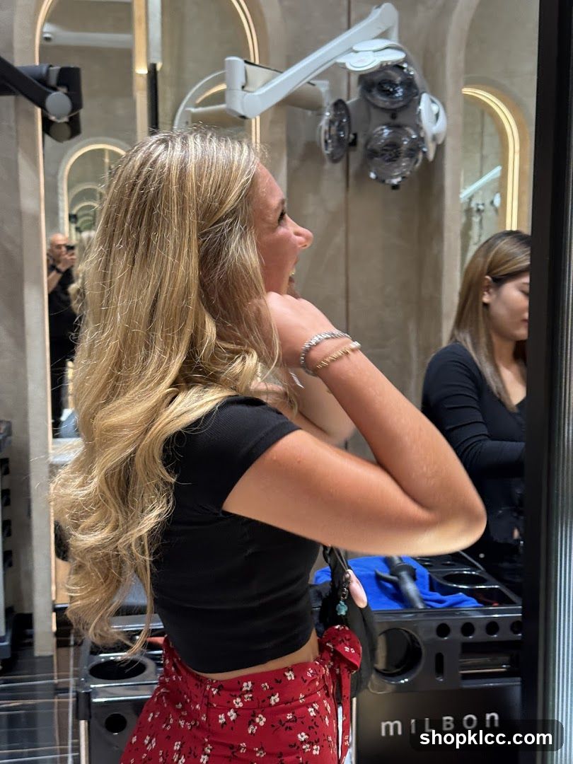 Woman in Hair Salon