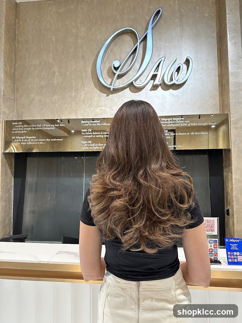 Salon Interior with Customer