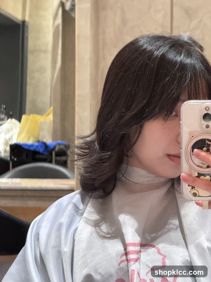 Woman with New Hairstyle