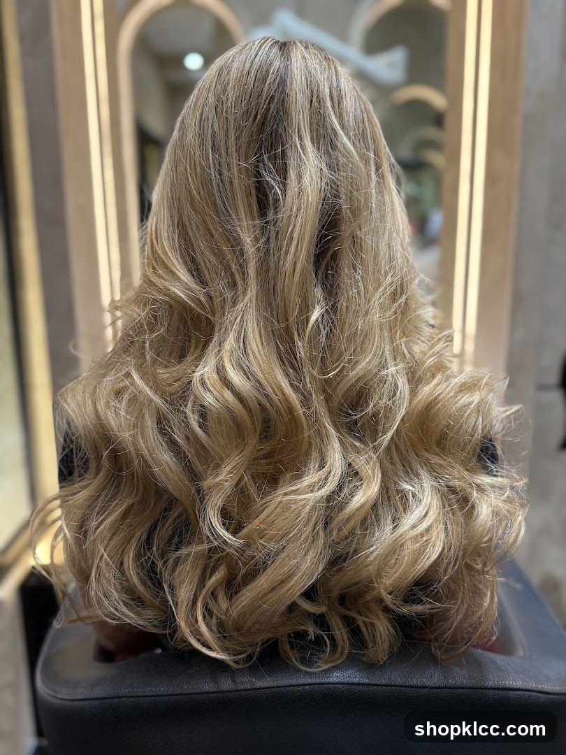 Voluminous Blonde Hair