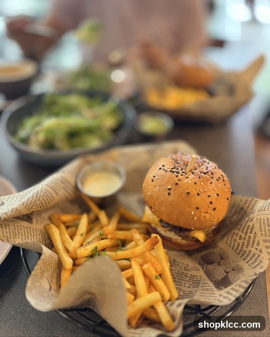 Burger and Fries