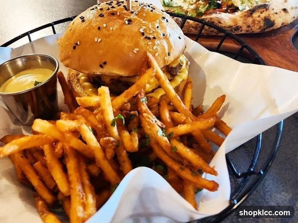 Burger and Fries