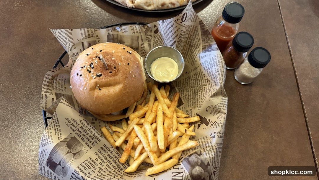 Burger and Fries