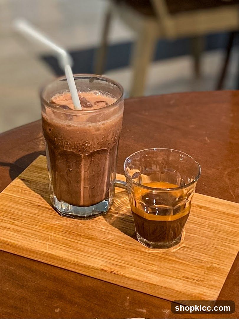 Iced Chocolate and Espresso