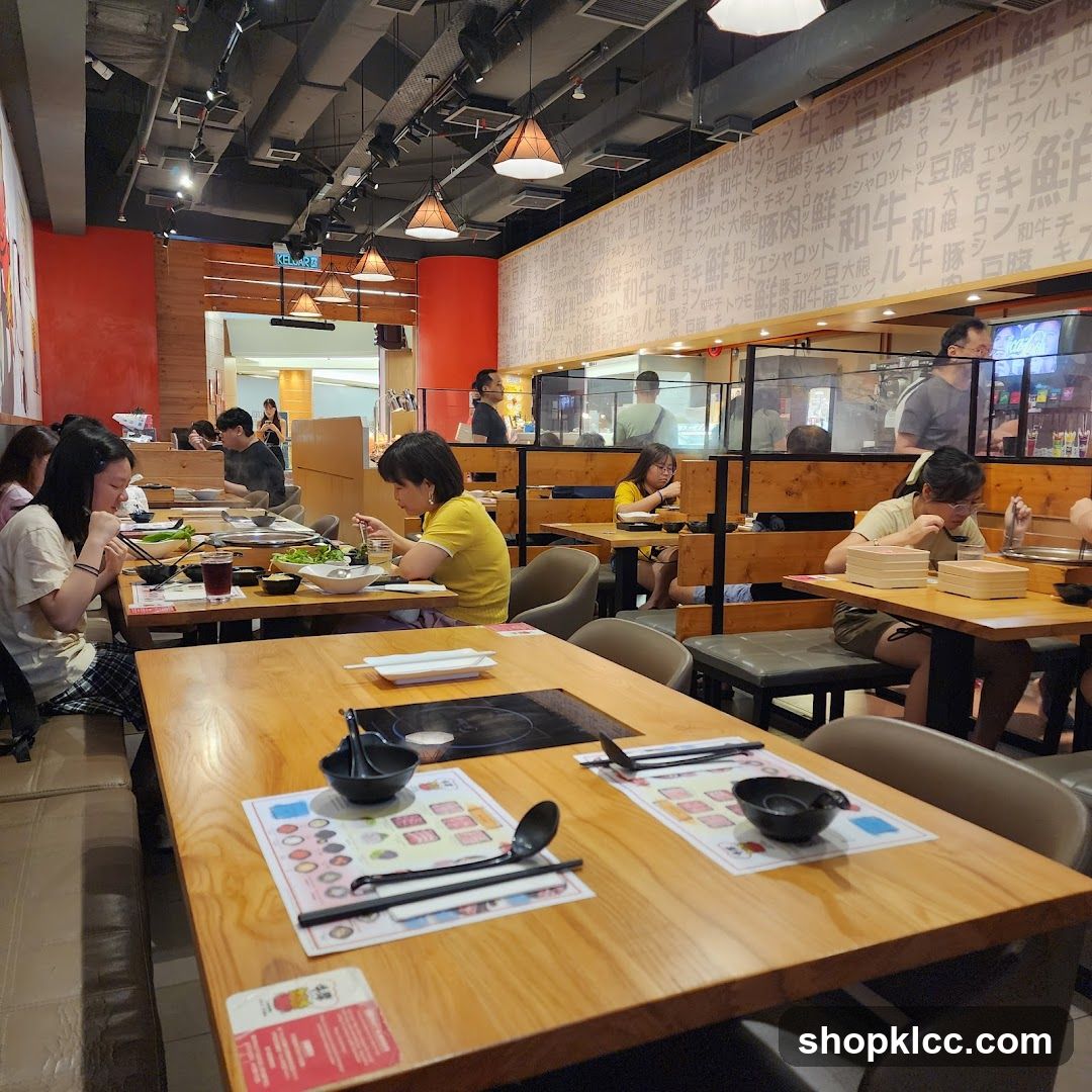 Restaurant Interior with Diners