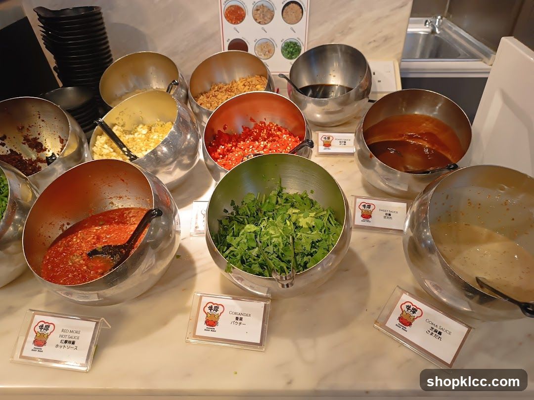 Condiment Bar