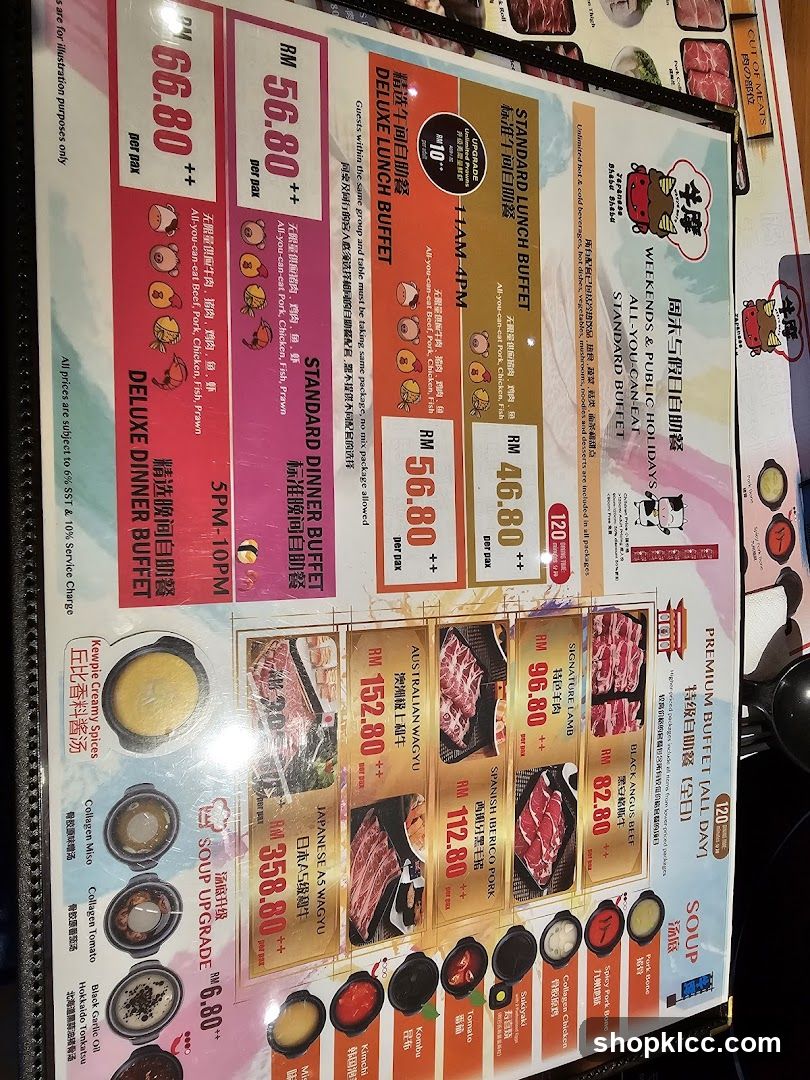 Buffet Menu