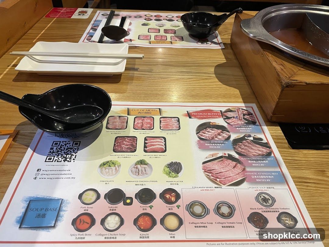Wagyu More Menu