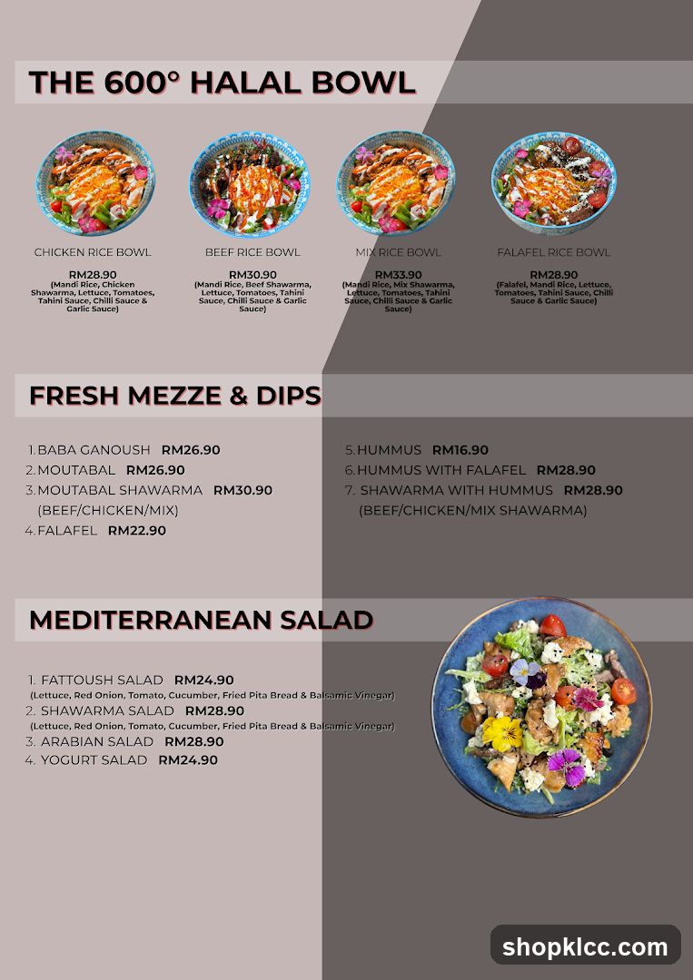 THE 600° HALAL BOWL