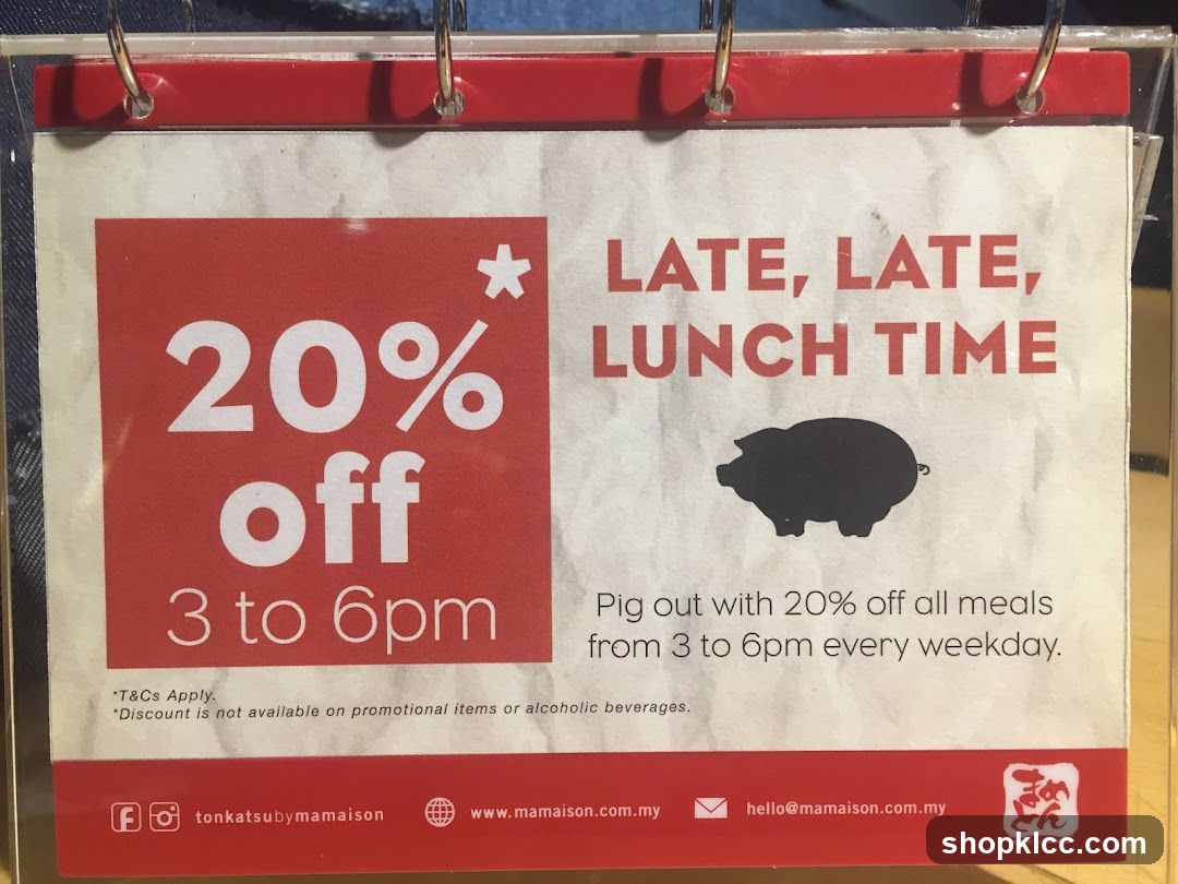 Late Lunch Promotion