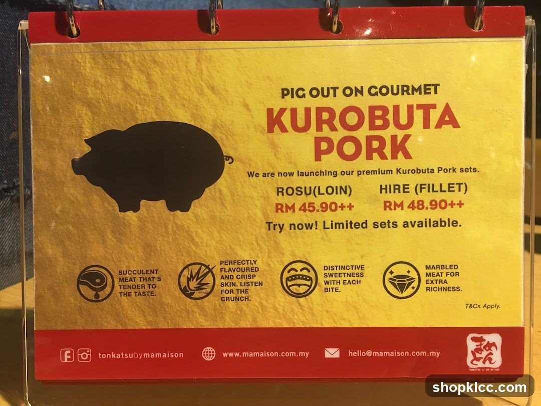 KUROBUTA PORK SETS