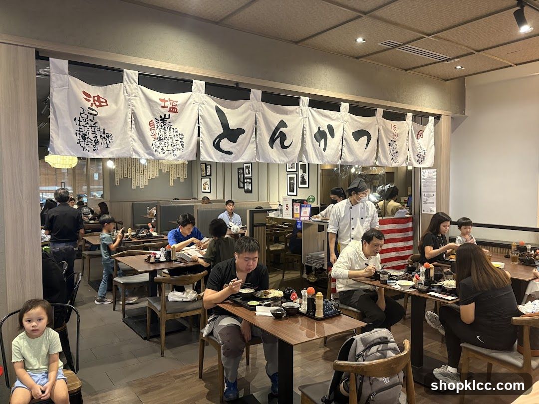 Restaurant Interior with Diners