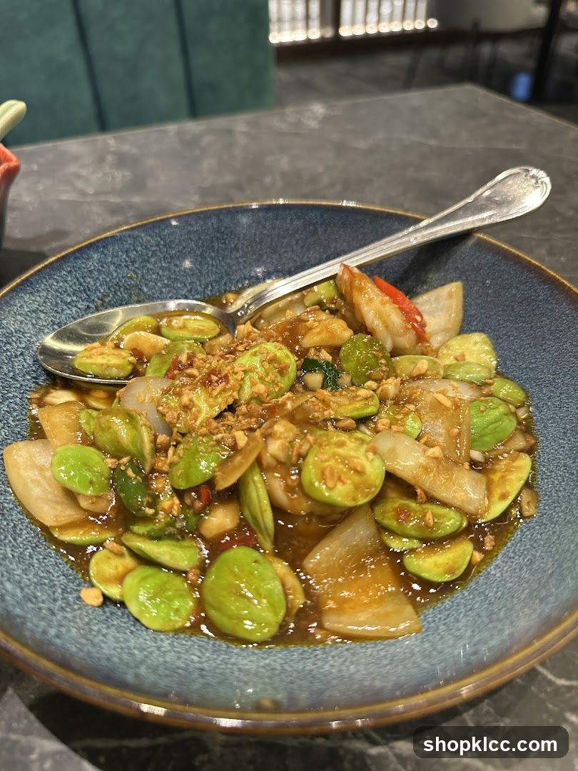 Stir-fried Stink Beans with Shrimp