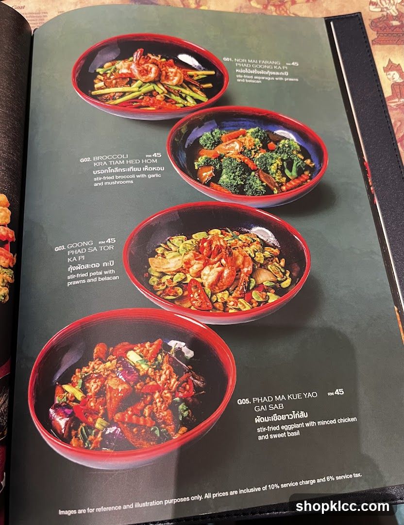 Menu Items