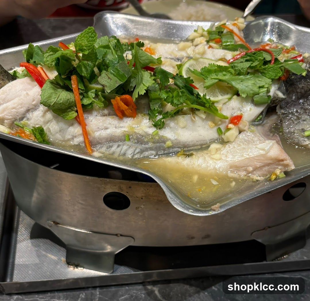 Steamed Fish with Lime and Chili