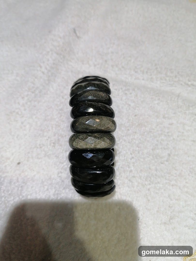Black Beaded Object