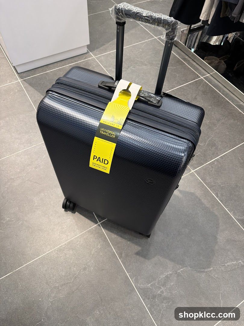 Luggage with tag
