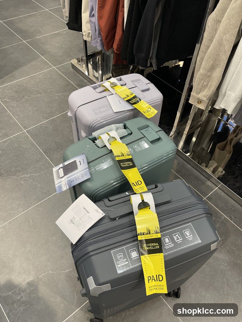 Luggage in a Store