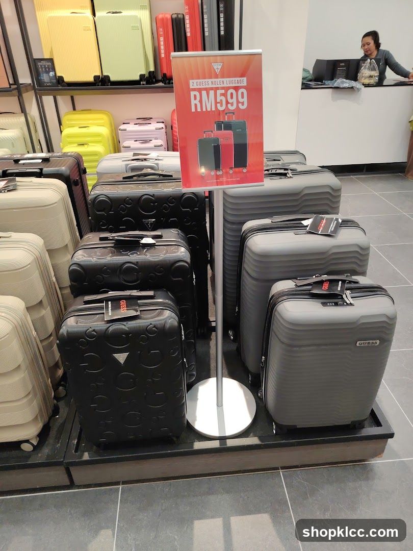 Guess Luggage Display
