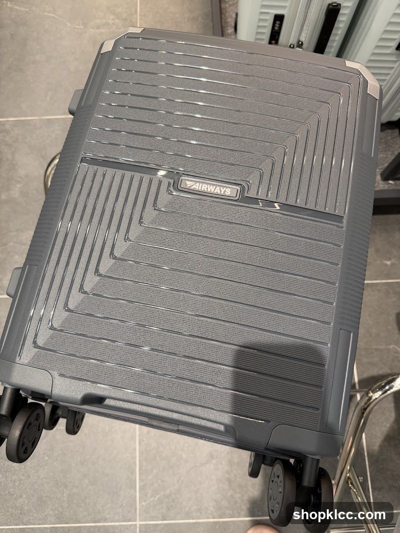 Grey Suitcase with "AIRWAYS" Logo