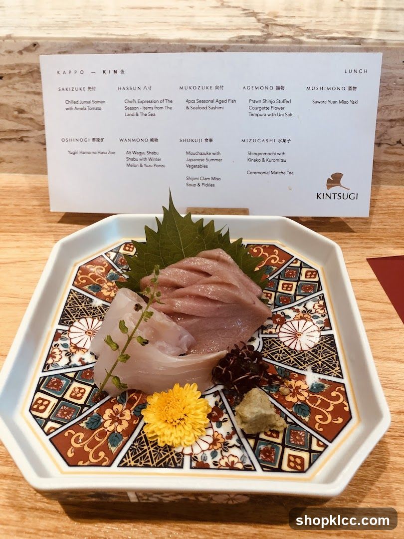 Kappo Kin Lunch Menu