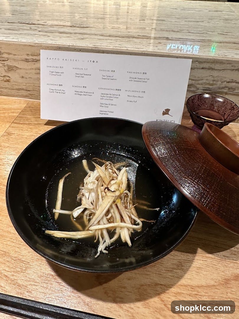 Kappo Kaiseki - Ito Menu