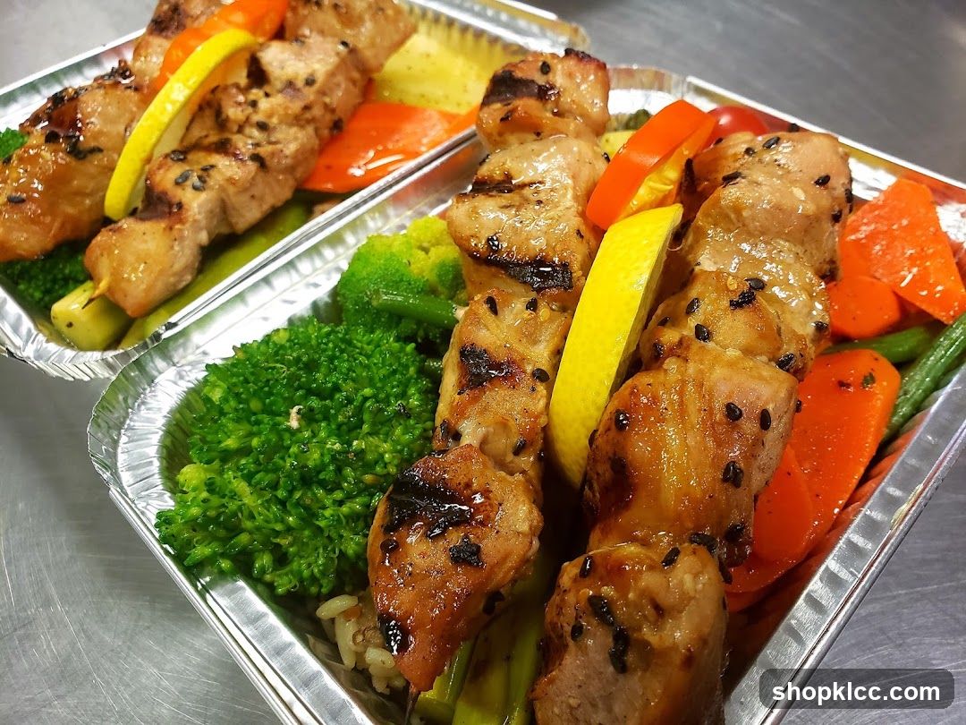 Chicken Skewers with Vegetables