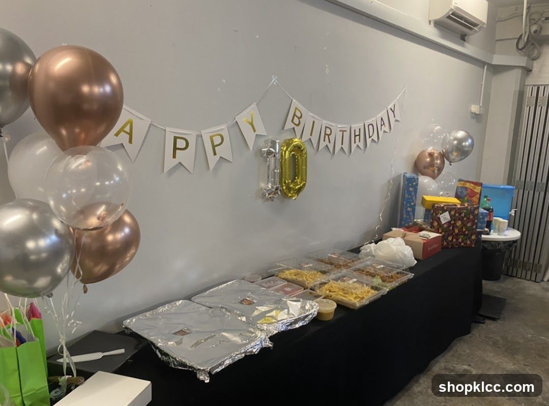 Birthday Party Setup