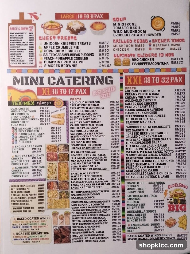 Catering Menu