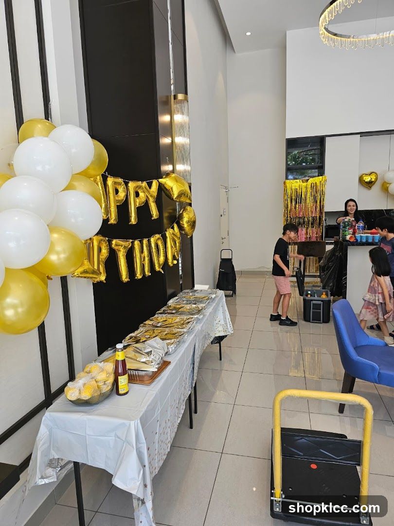 Birthday Party Setup