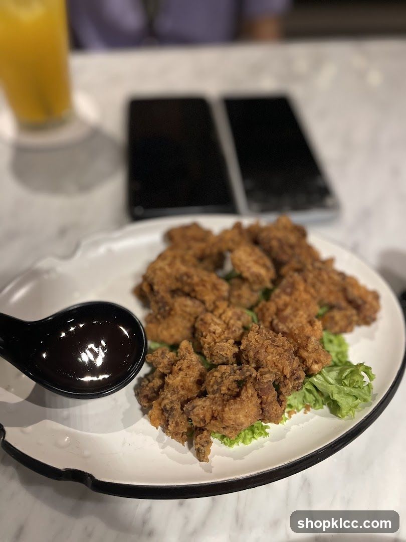 Fried Chicken Bites with Dipping Sauce