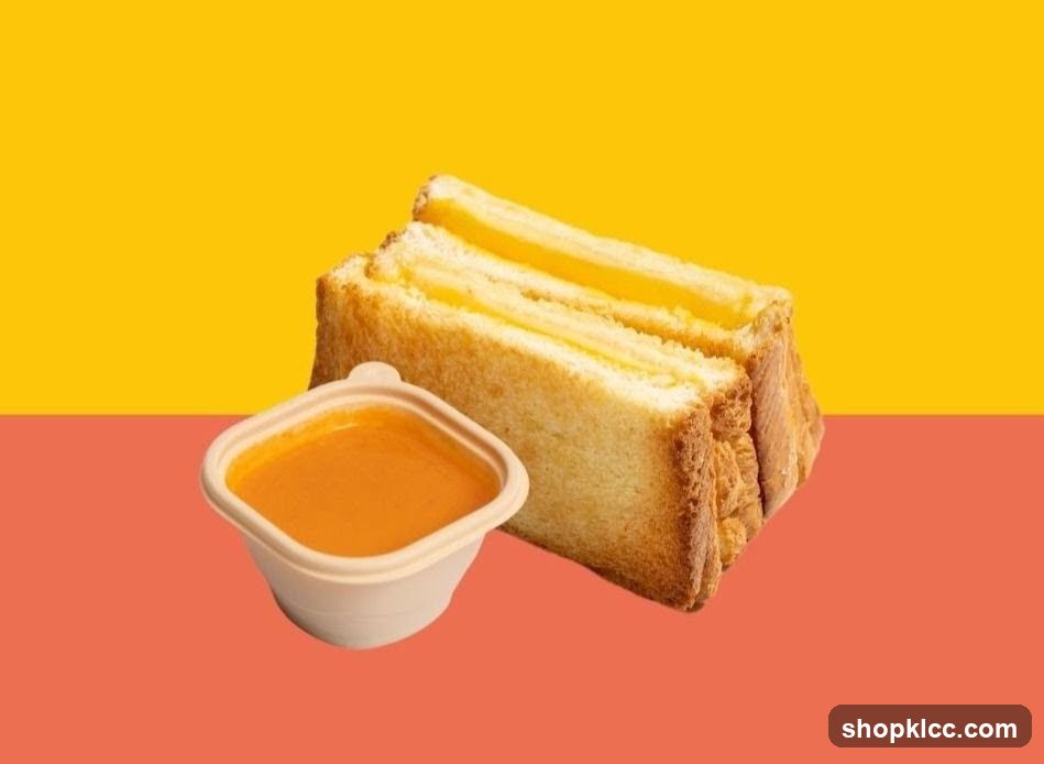 Grilled Cheese Sandwich with Tomato Soup